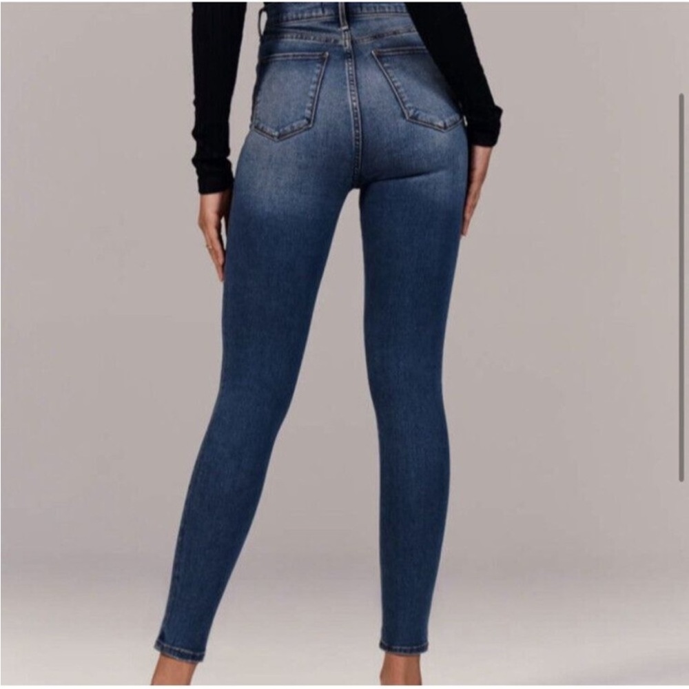 Abercrombie & Fitch Ultra High Rise Super Skinny Ankle Jeans 2/26 - Picture 2 of 6